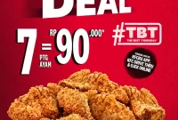 Promo KFC Crazy Deal Beli 7 Ptg Ayam Harga Hanya 90 Ribu