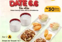 Promo Hokben Double Date 6.6 Paket Makan Berdua Hanya 30 Ribu
