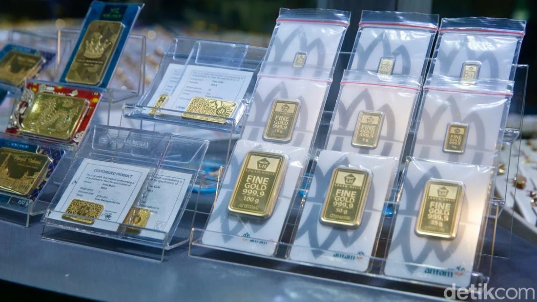 Harga Emas Antam Anjlok Rp 30 Ribu ke Rp 2,784 Juta per Gram Hari Ini.
