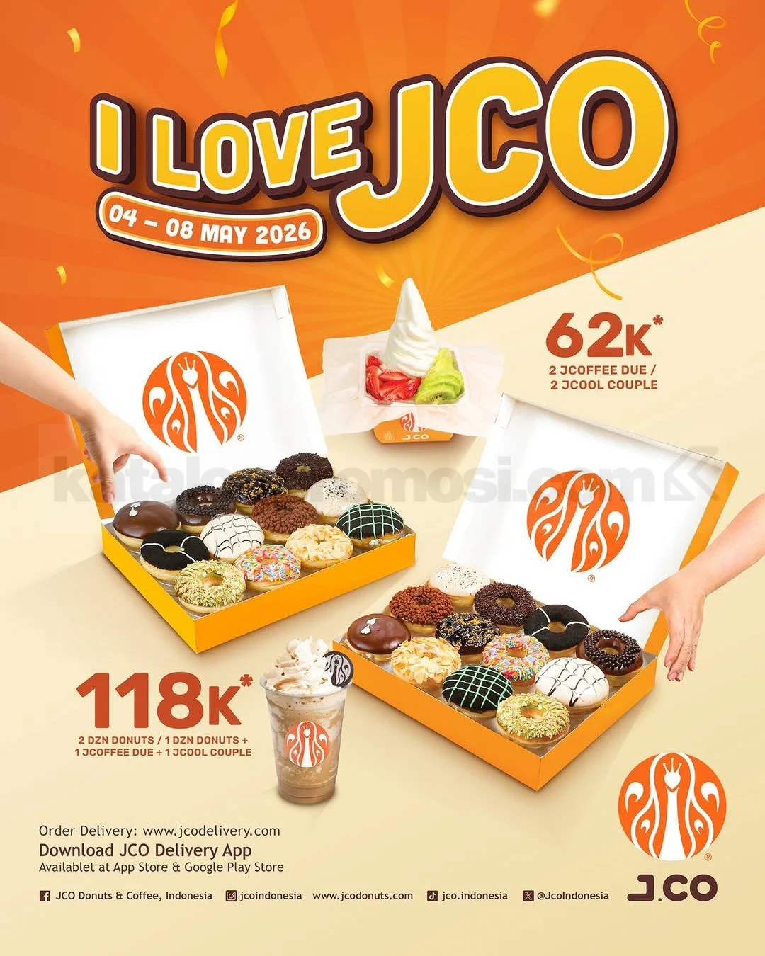 JCO Gelar Promo Spesial I Love JCO: 2 Lusin Donuts Hanya Rp 118.000!