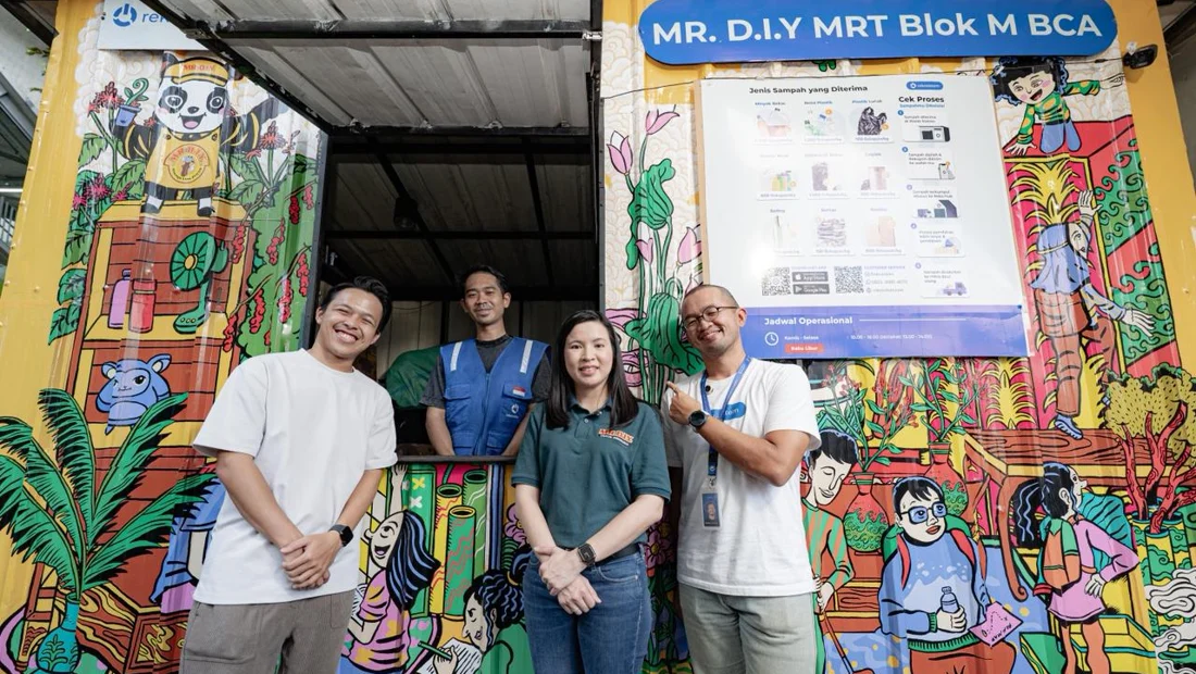MR.D.I.Y. Luncurkan Waste Station di MRT Blok M Guna Atasi Sampah Jakarta