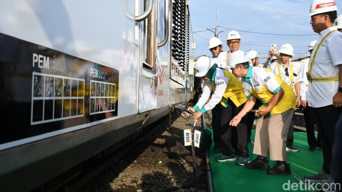 Pionir Dunia, Indonesia Uji Coba Biodiesel B50 pada Moda Kereta Api