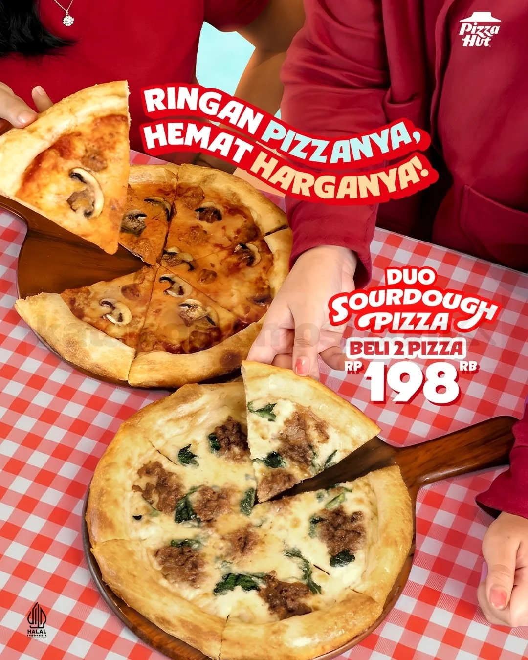 Pizza Hut Tawarkan Double Box Sourdough, 2 Pizza Mulai Rp 198 Ribu