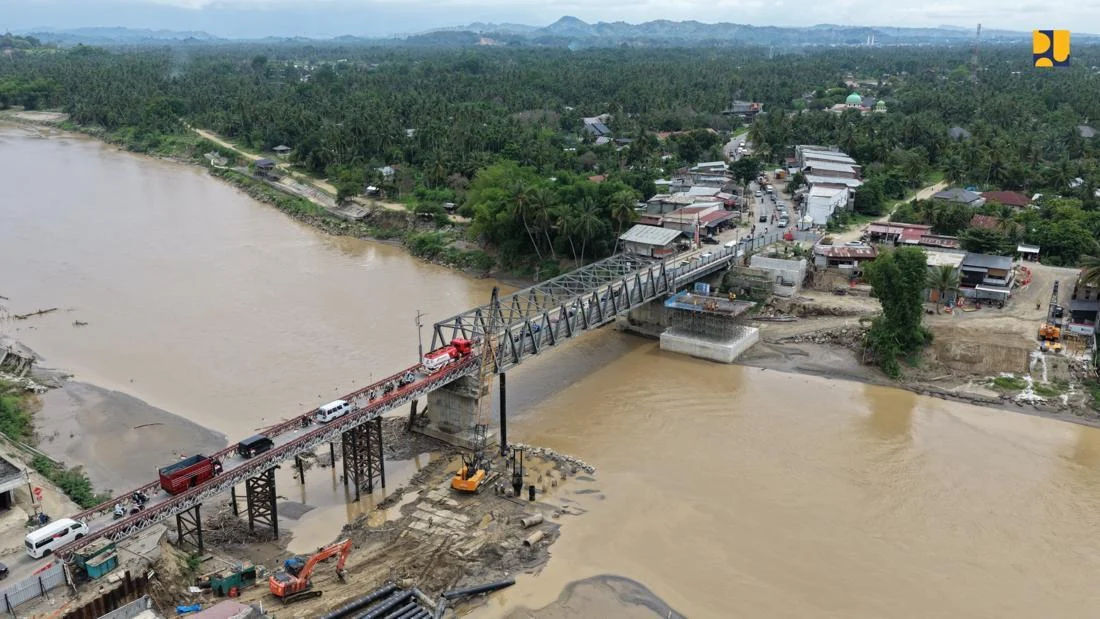Progres Jembatan Krueng Tingkeum Aceh 40,11 Persen, Tuntas Juli 2026