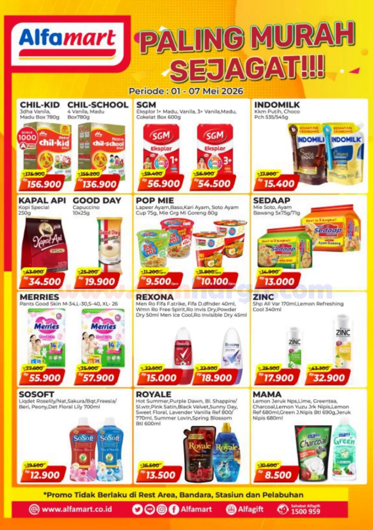 Promo Alfamart: Banjir Diskon "Paling Murah Sejagat" 1-7 Mei 2026