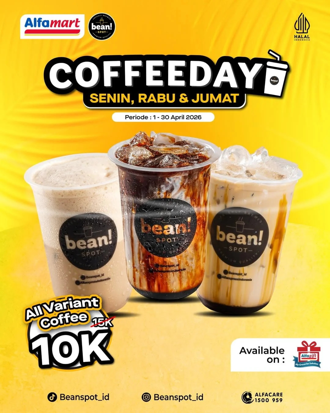 Promo Beanspot CoffeeDay: Semua Varian Kopi Hanya Rp10.000
