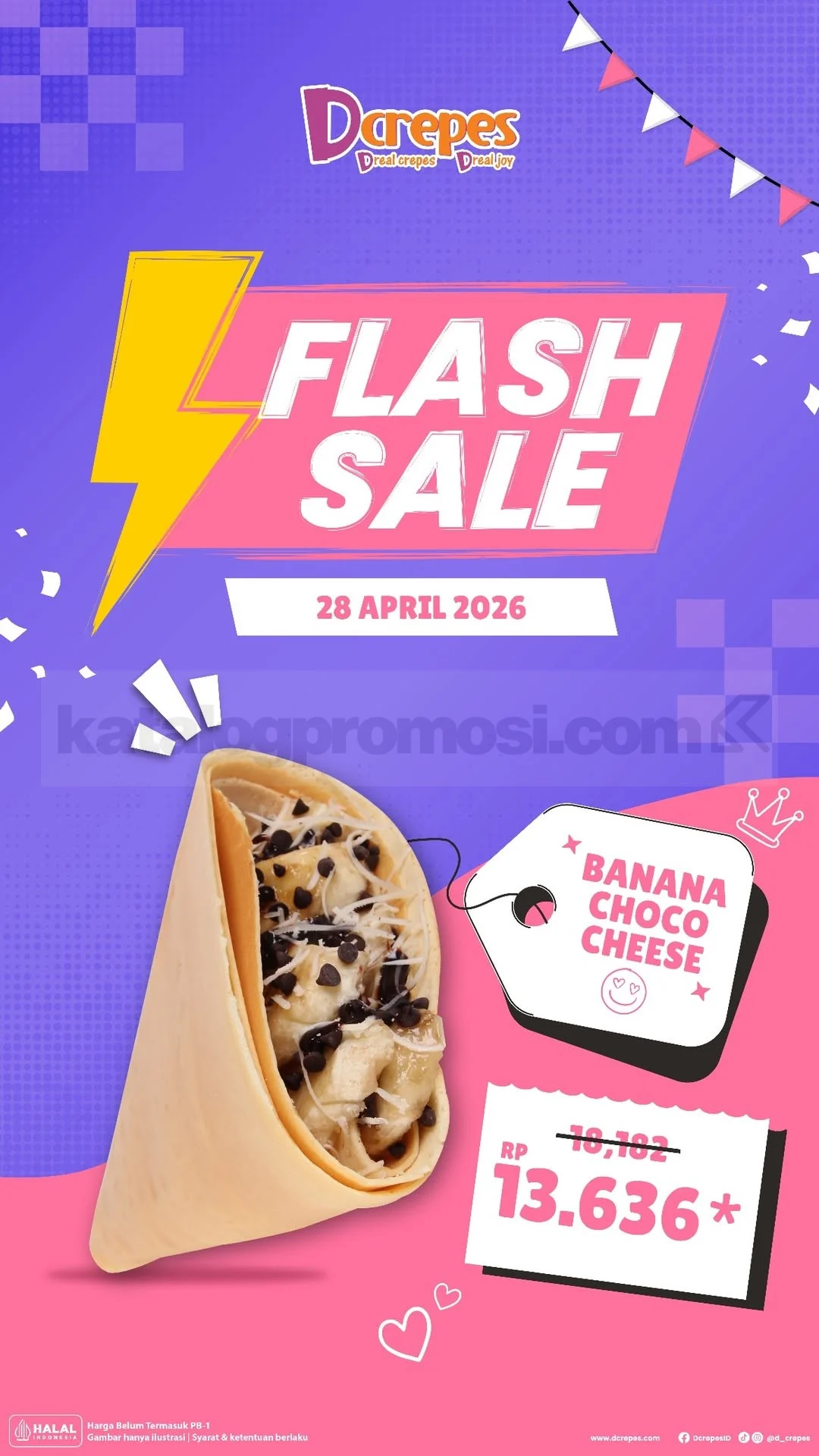 Promo Dcrepes Flash Sale 28 April 2026 Mulai Rp13 Ribuan Saja
