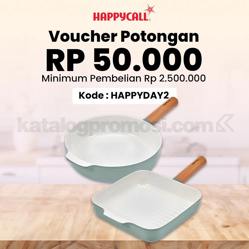 Promo Happycall Shopee: Potongan Rp50rb untuk Dapur Estetik