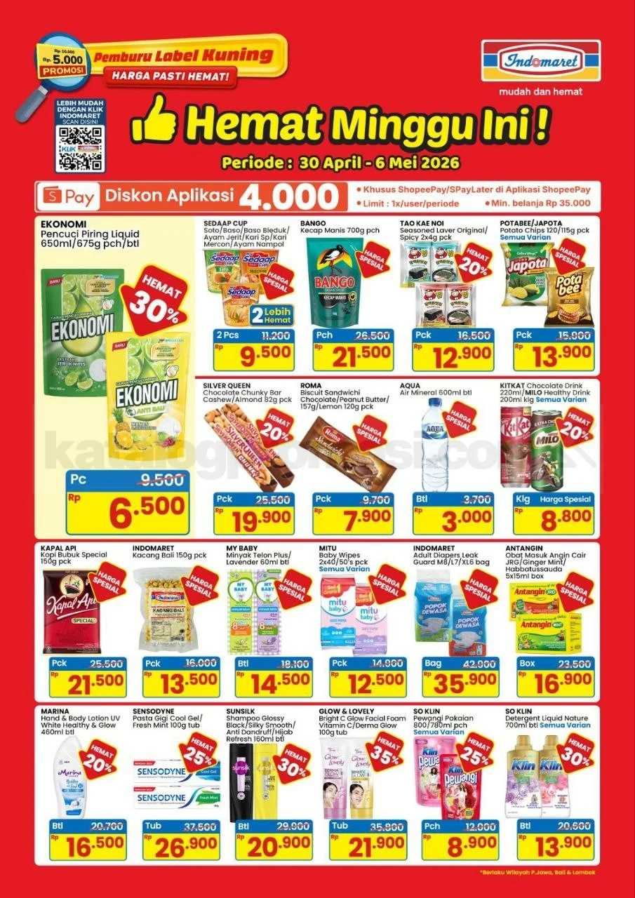 Promo Indomaret Hemat: 30 April - 6 Mei 2026