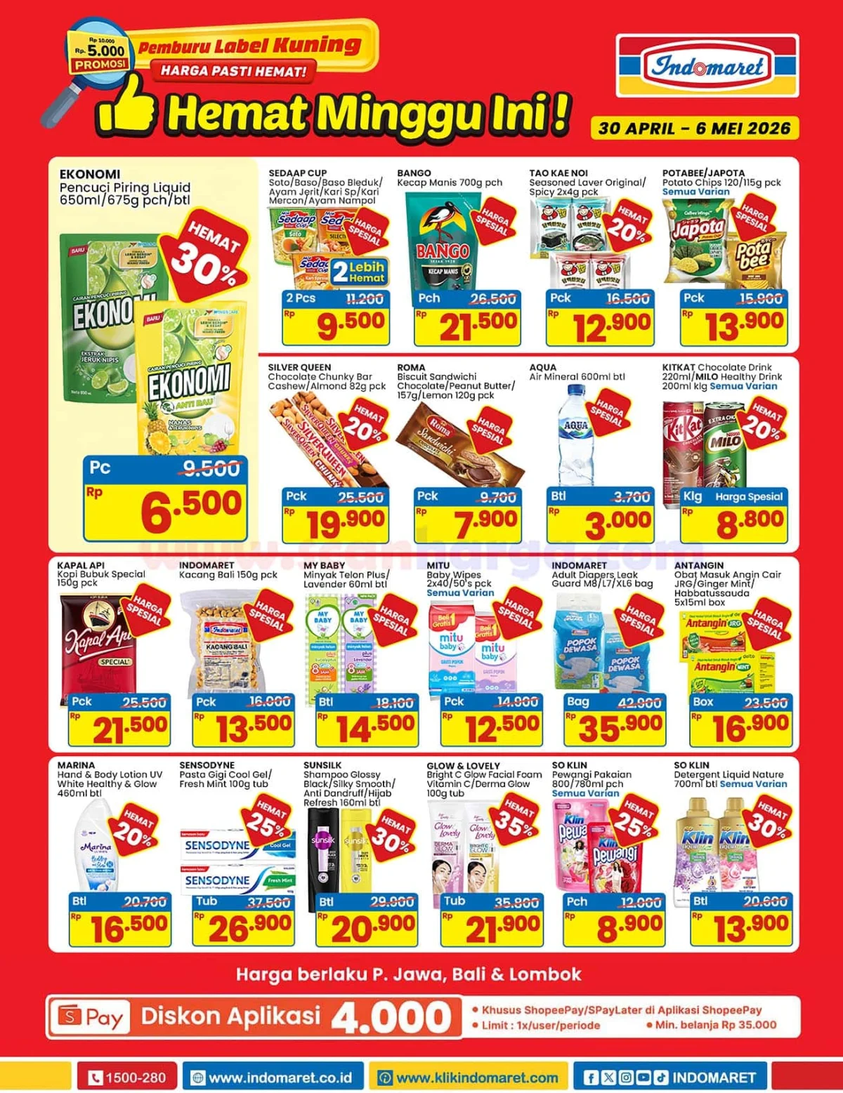 Promo Indomaret Hemat Banget: Banjir Diskon 30 April - 6 Mei 2026