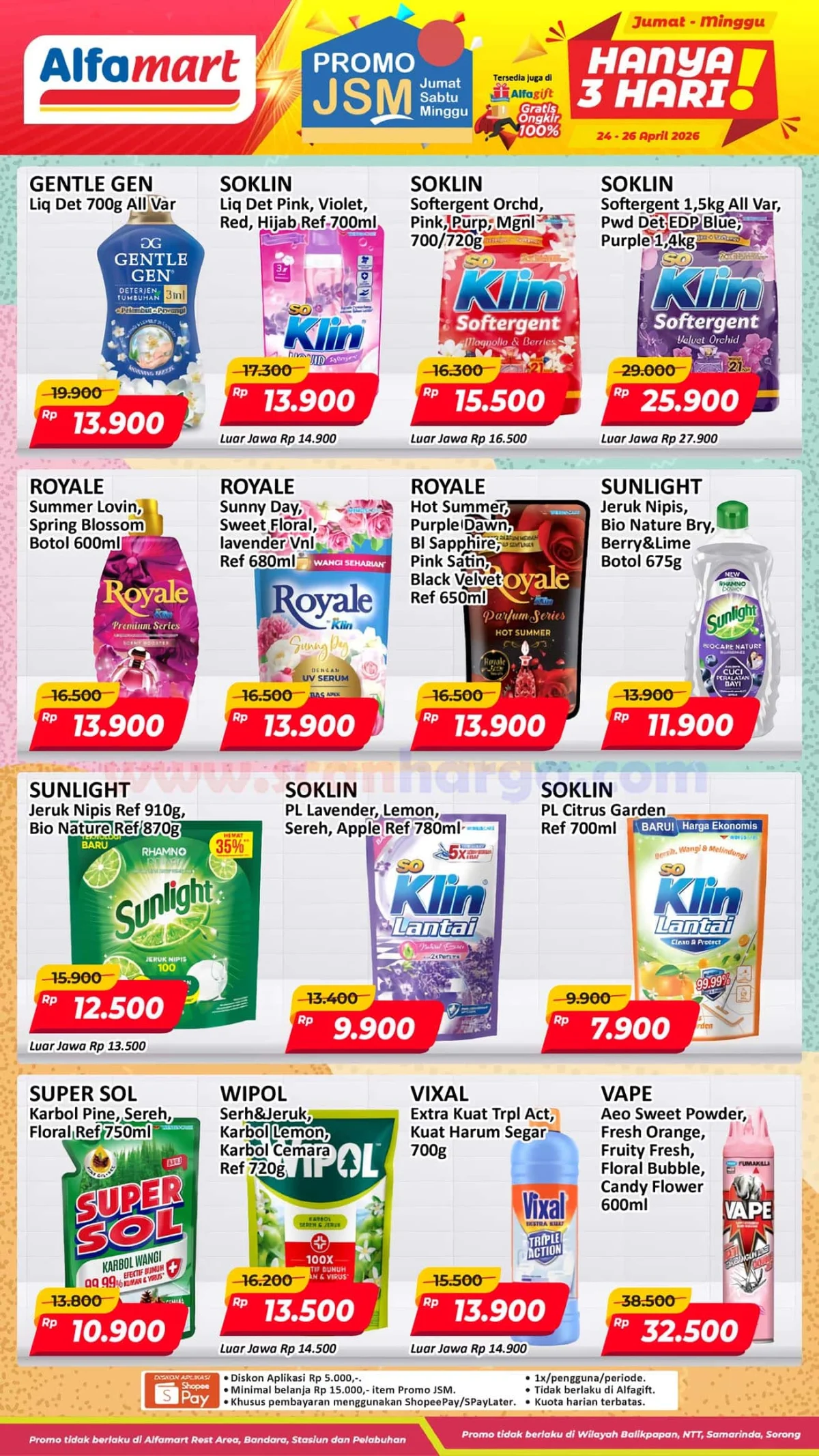 Promo JSM Alfamart 24-26 April 2026: Belanja Hemat Akhir Pekan