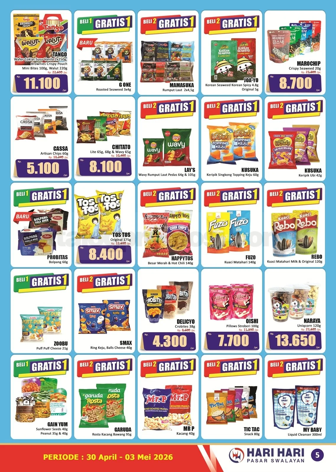 Promo JSM Hari Hari Swalayan: Hemat 30 April - 3 Mei 2026