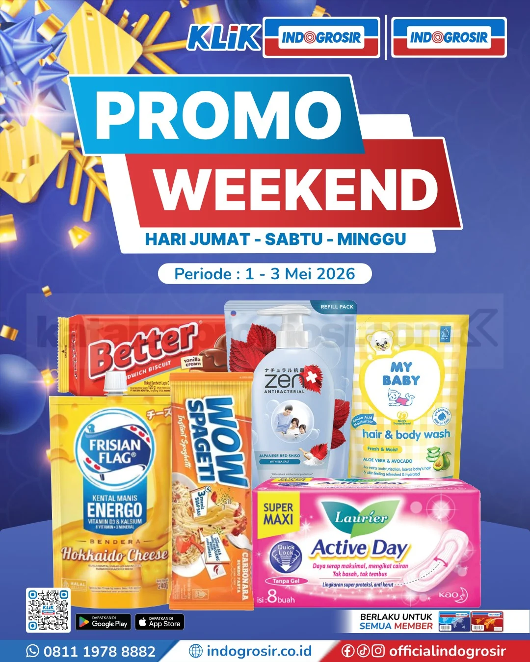 Promo JSM Indogrosir Weekend 01-03 Mei 2026: Hemat Total!