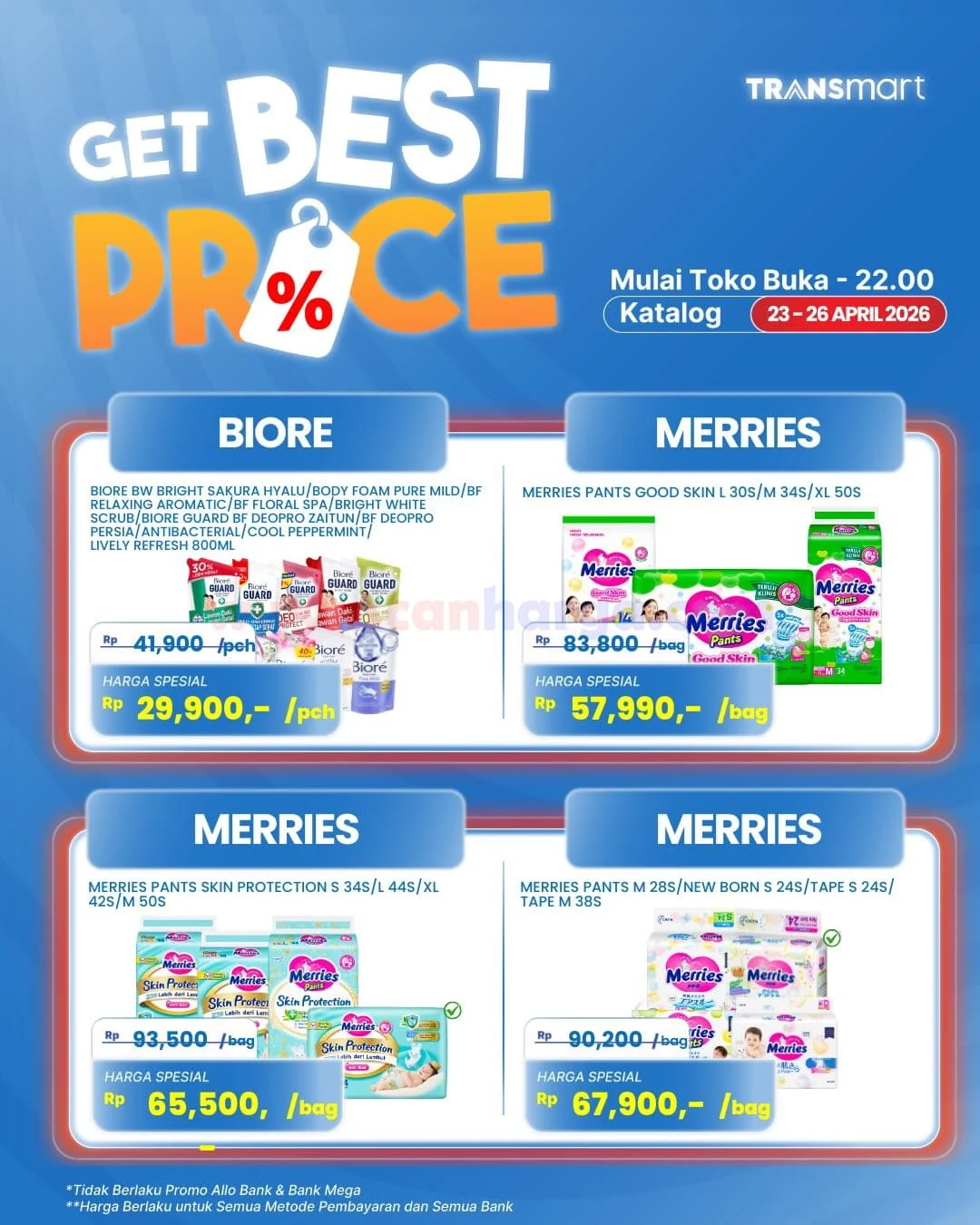 Promo JSM Transmart 23-26 April 2026: Belanja Hemat Banget