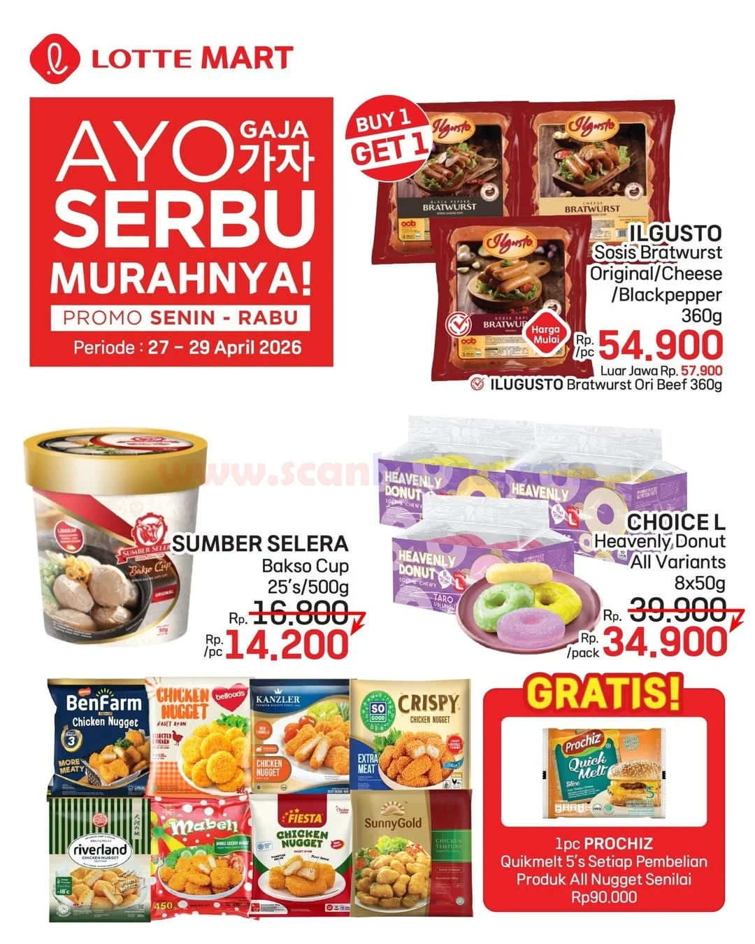 Promo Lottemart Serbu Weekday 27-29 April 2026 Terbaru