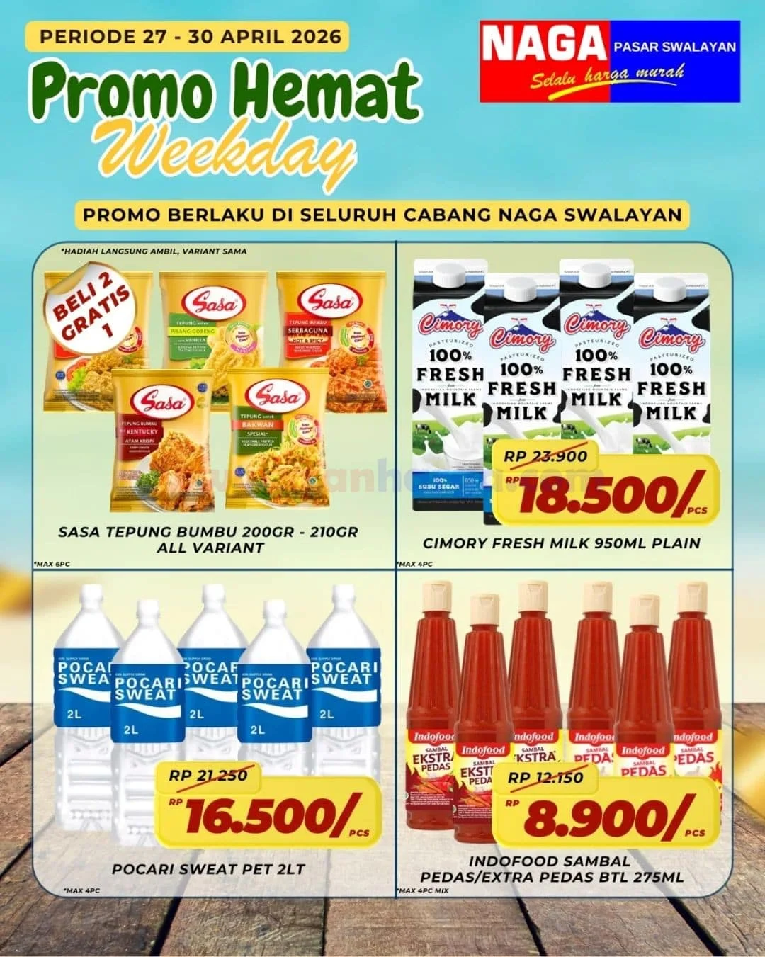 Promo Naga Swalayan SSRK 27-30 April 2026: Belanja Hemat!