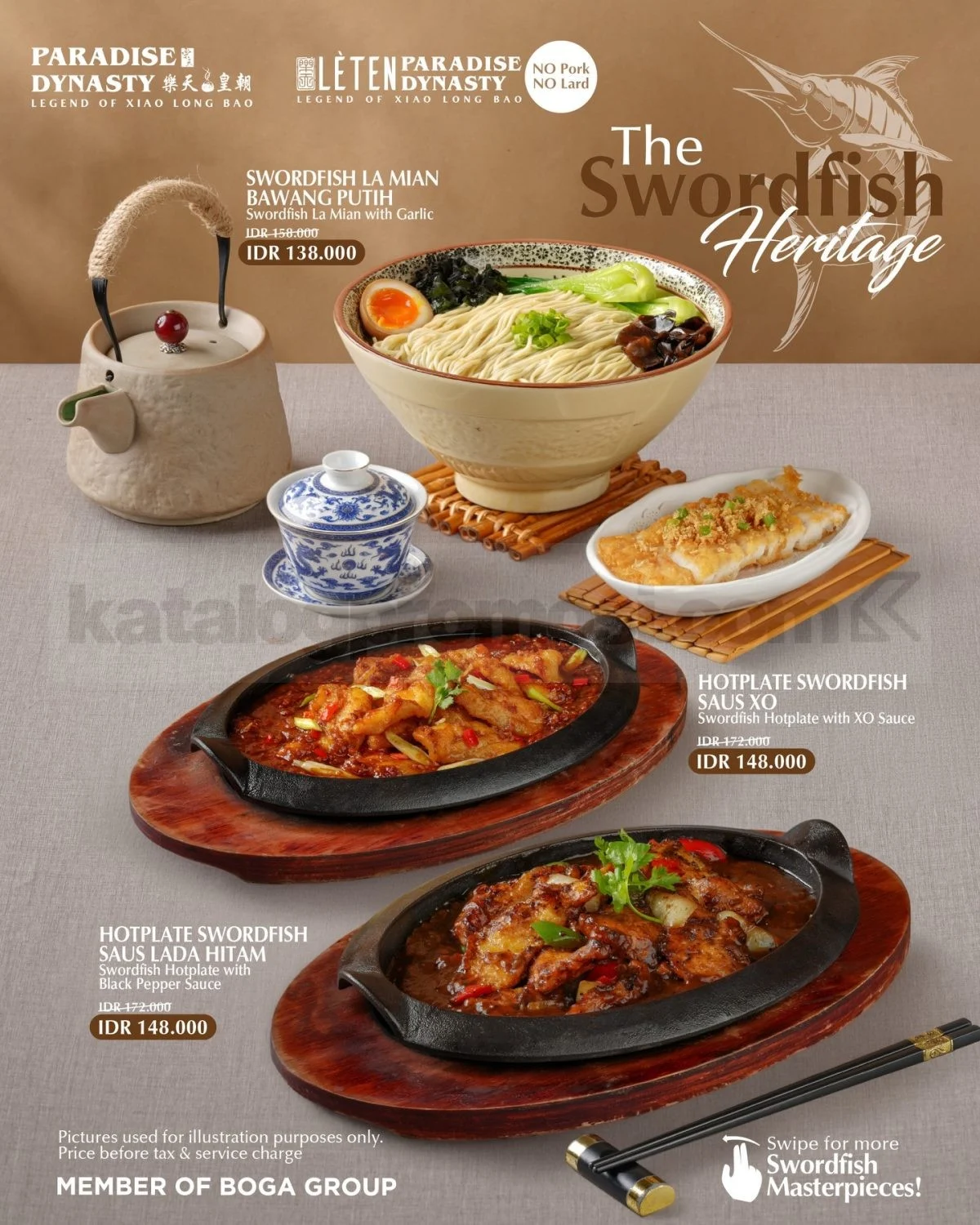 Promo Paradise Dynasty: Menu Swordfish Mulai Rp18.800 Saja!