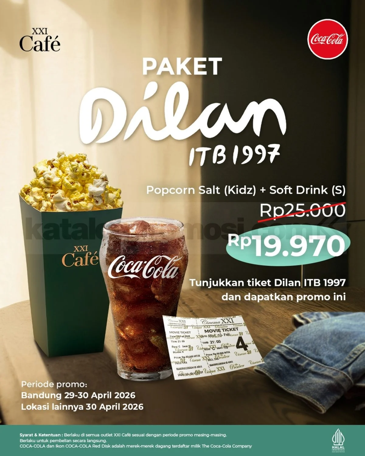 Promo XXI: Snack Hemat Temani Nostalgia Dilan 1997