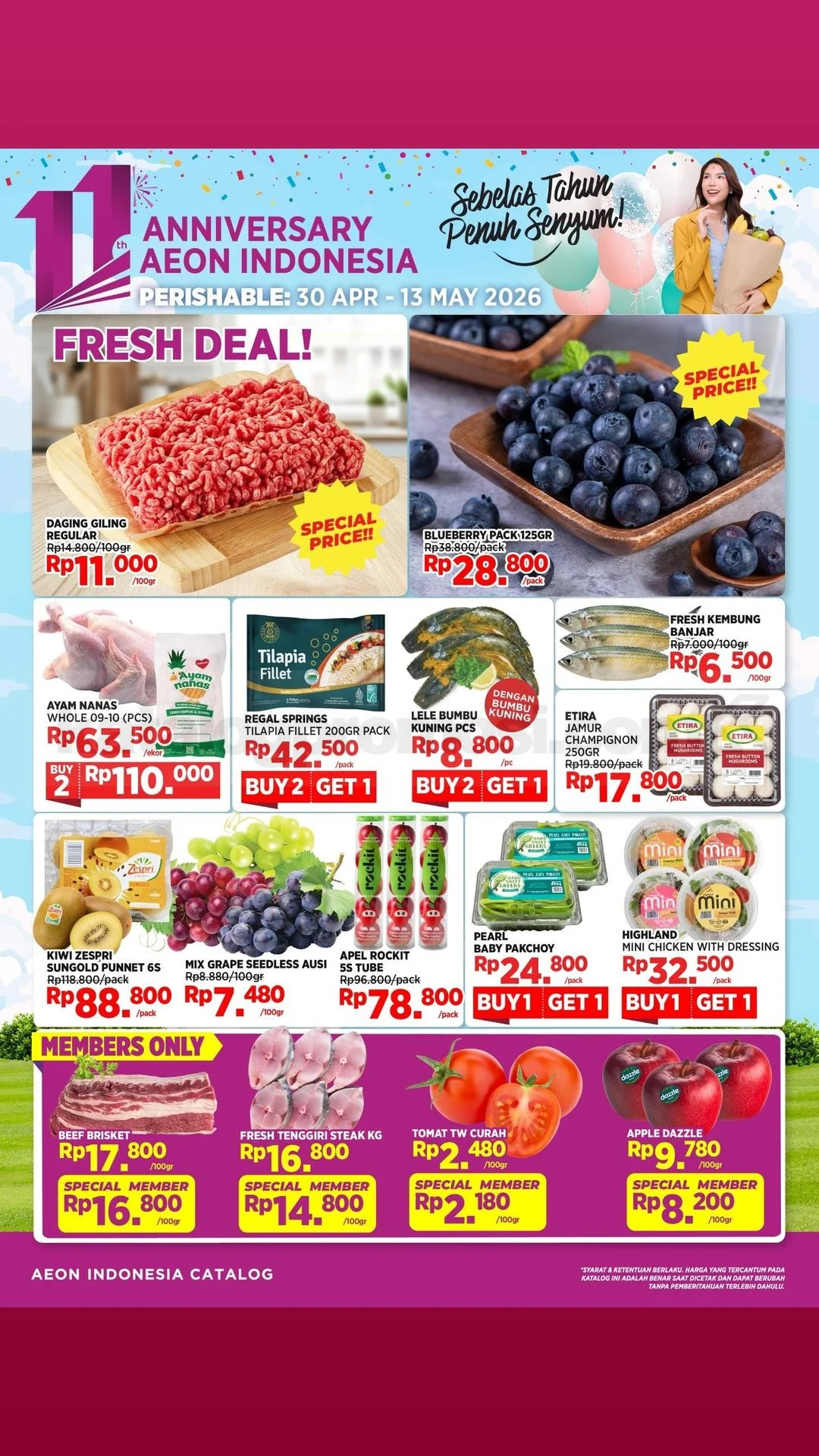 AEON Store Rayakan Ultah ke-11: Serba Rp11 Ribu!