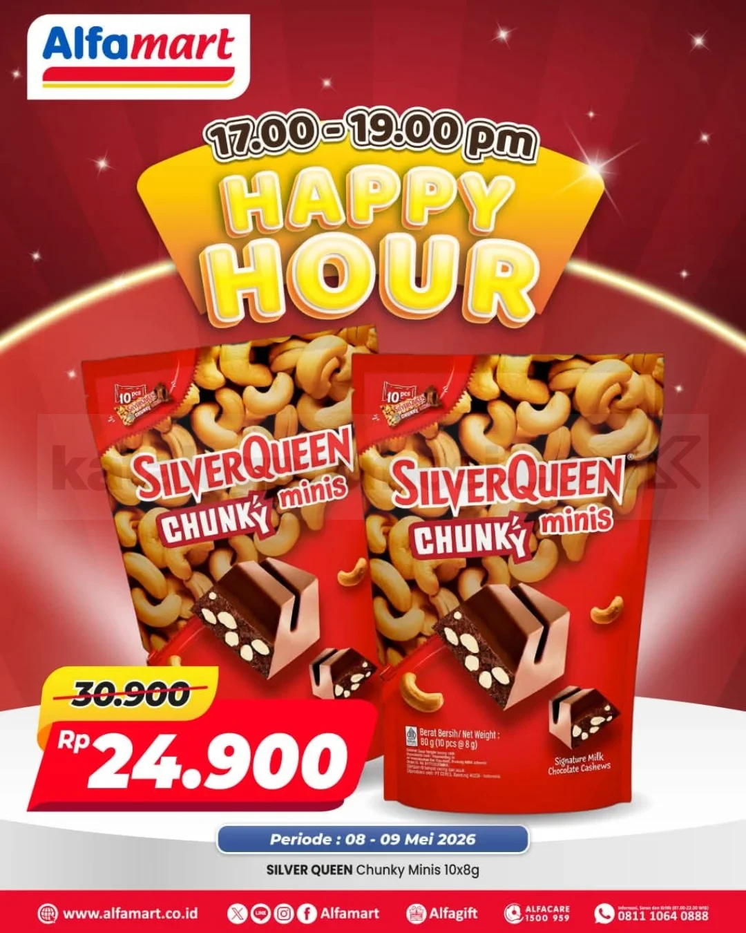 Alfamart Happy Hour: Cokelat Spesial 2 Jam Saja!