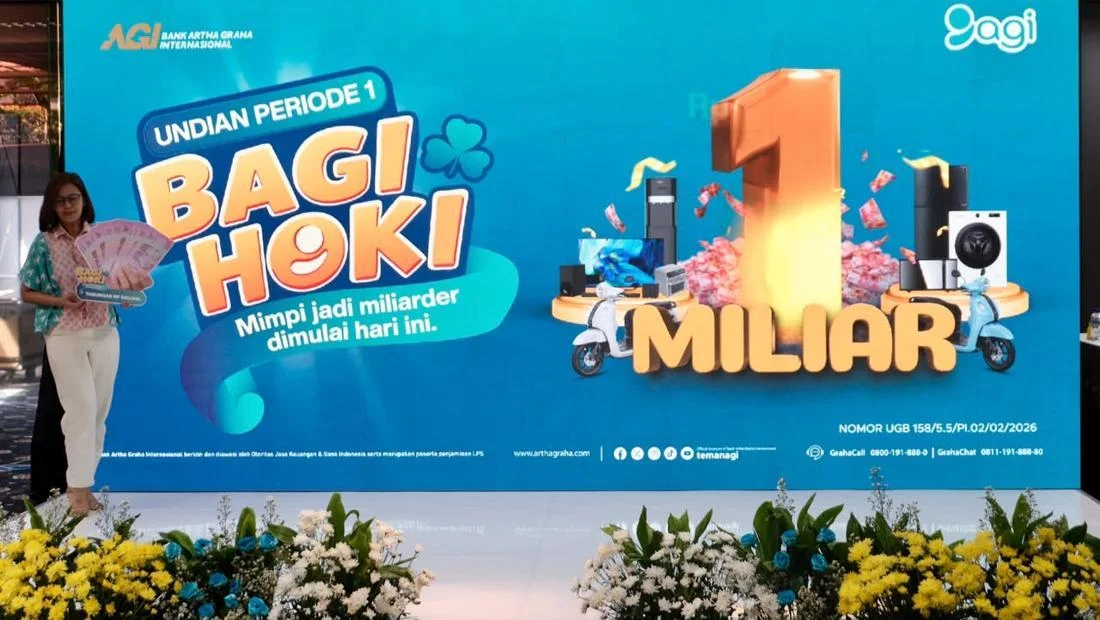 Bank Artha Graha Gelar Undian BAGI HOKI 2026, Raih Rp 1 Miliar