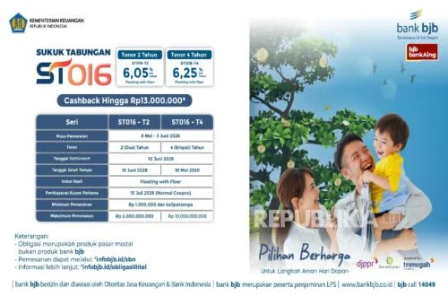 bank bjb Tawarkan Sukuk ST016, Investasi Syariah untuk Pembangunan