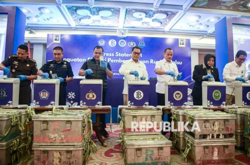 BI dan Polri Musnahkan 466 Ribu Uang Palsu, Temuan Menurun