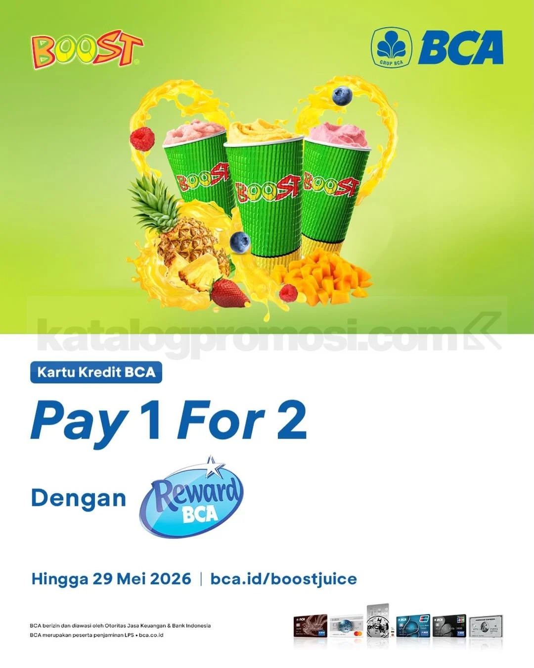 Boost Juice: Beli 1 Gratis 1 Pakai Poin BCA, Mulai Maret 2026!