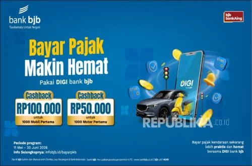 Cashback Pajak Kendaraan Lewat DIGI bank bjb, Raih Untung!