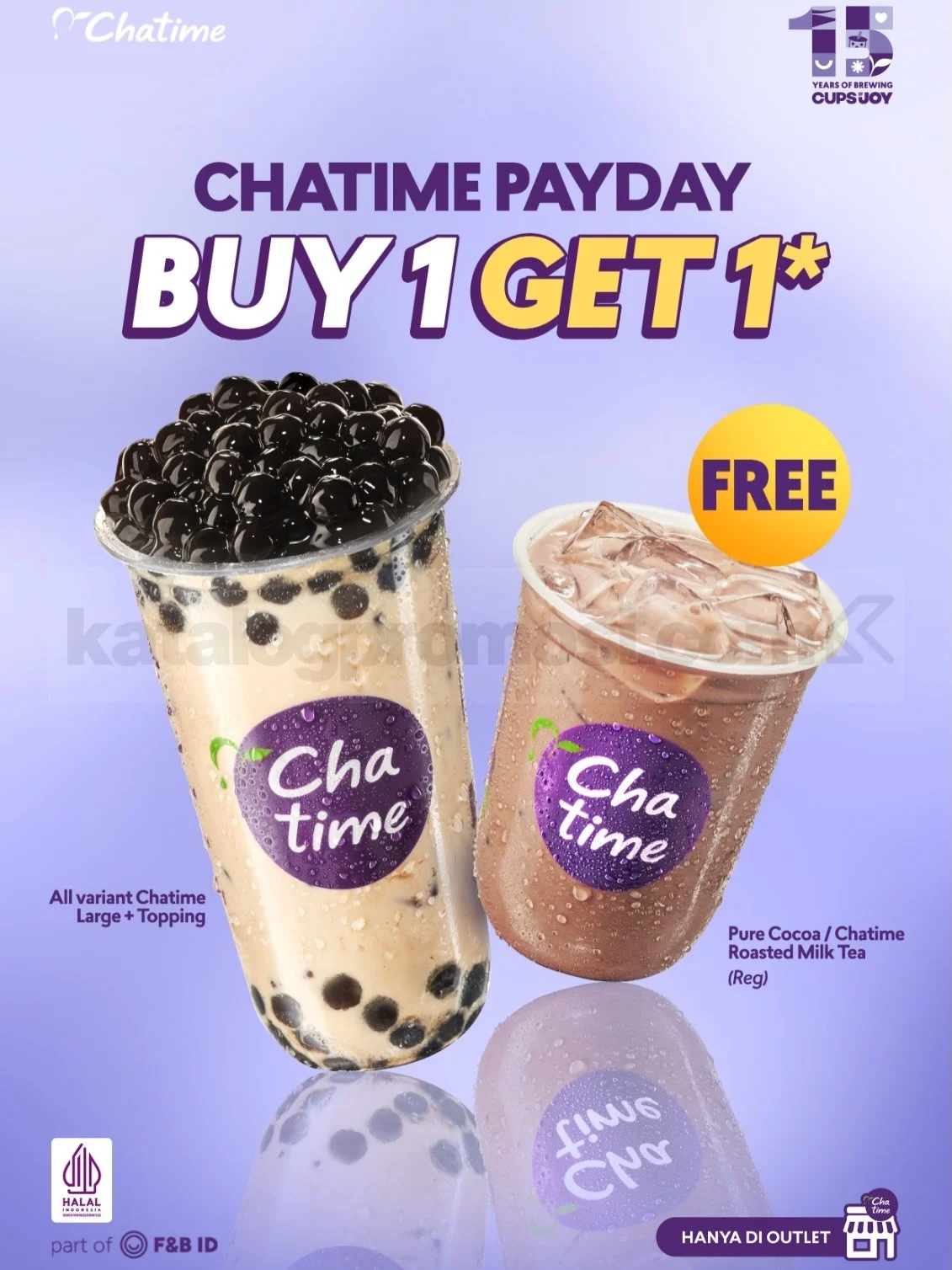Chatime Payday B1G1: Nikmati Minuman Favorit, Hemat di Akhir Mei