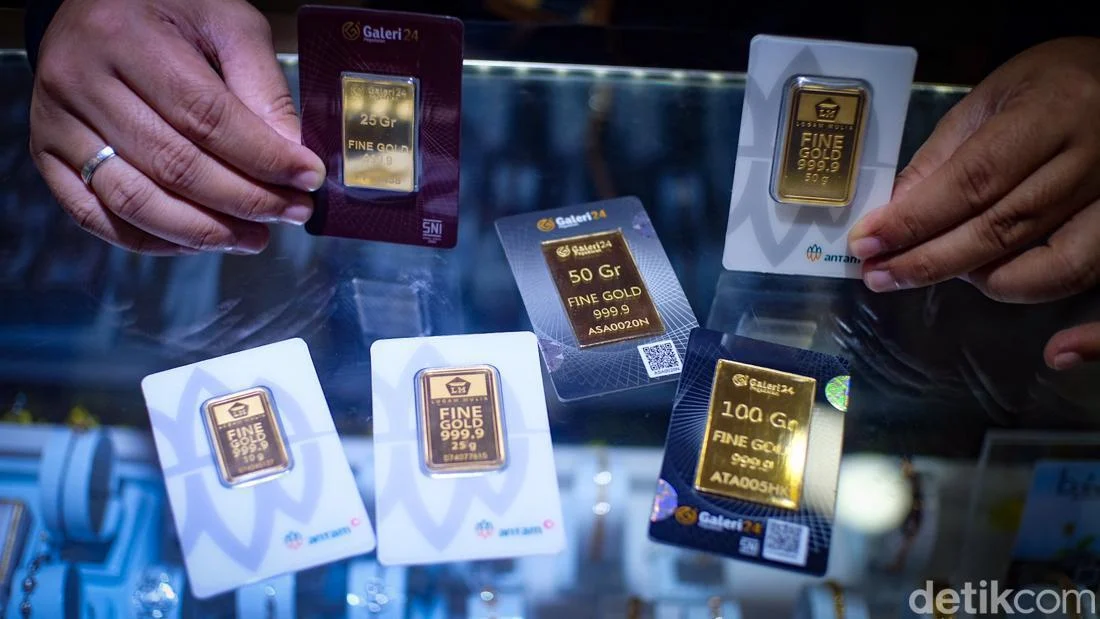 Emas Antam Anjlok, Per Gram Turun Rp31.000 di 28 Mei 2026