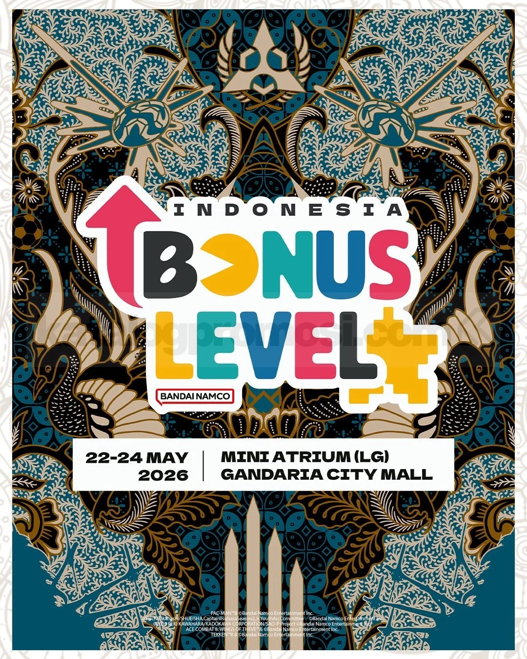 Event Game Bandai Namco di Gandaria City, Catat Tanggalnya!
