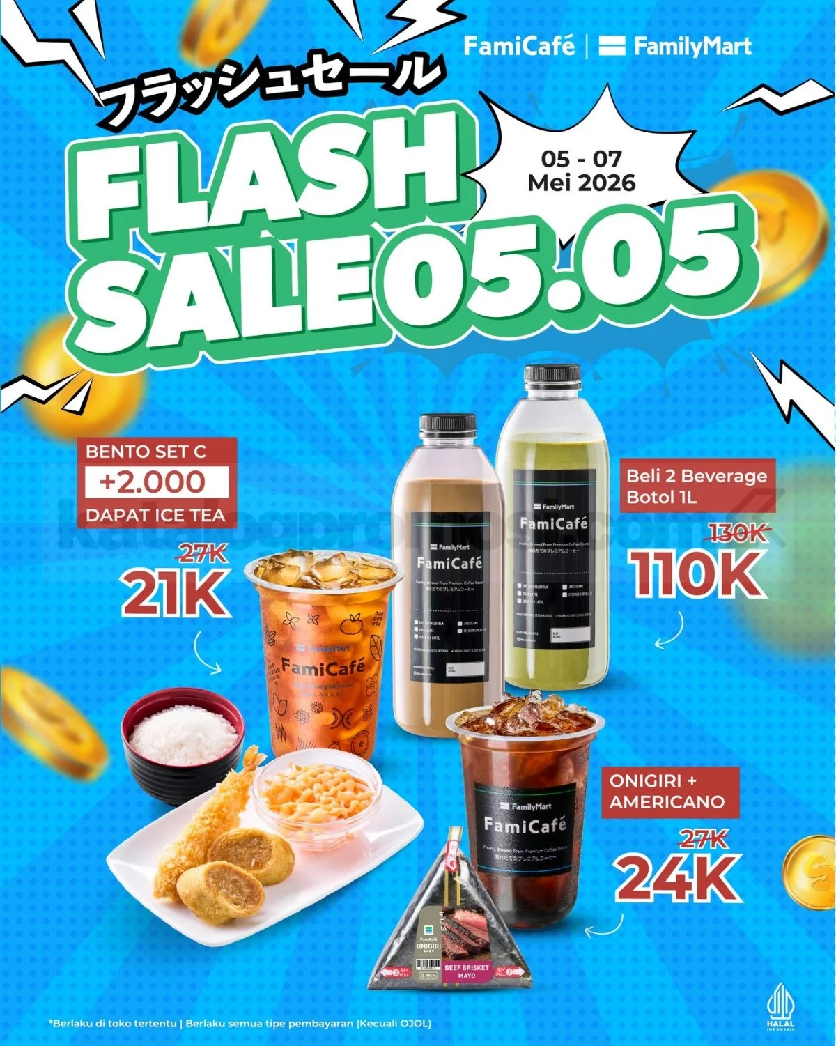Flash Sale FamilyMart 5.5: Serbu Promo Mulai Rp 9.900!