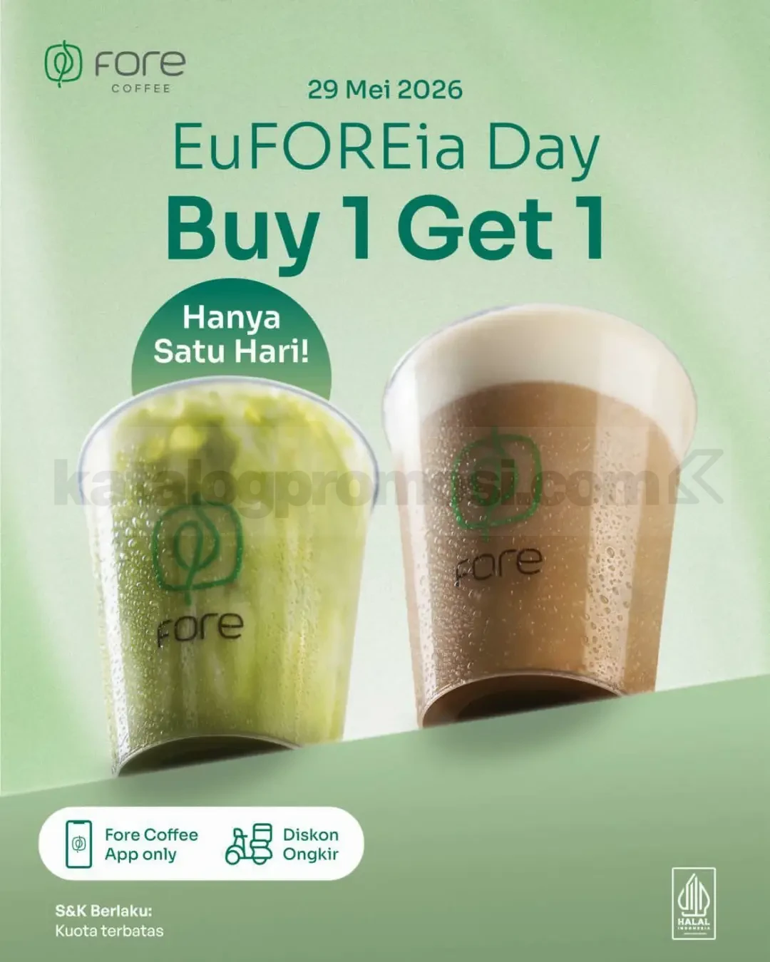 Fore Coffee EuFOREia Day: Beli 1 Gratis 1 di 29 Mei 2026!