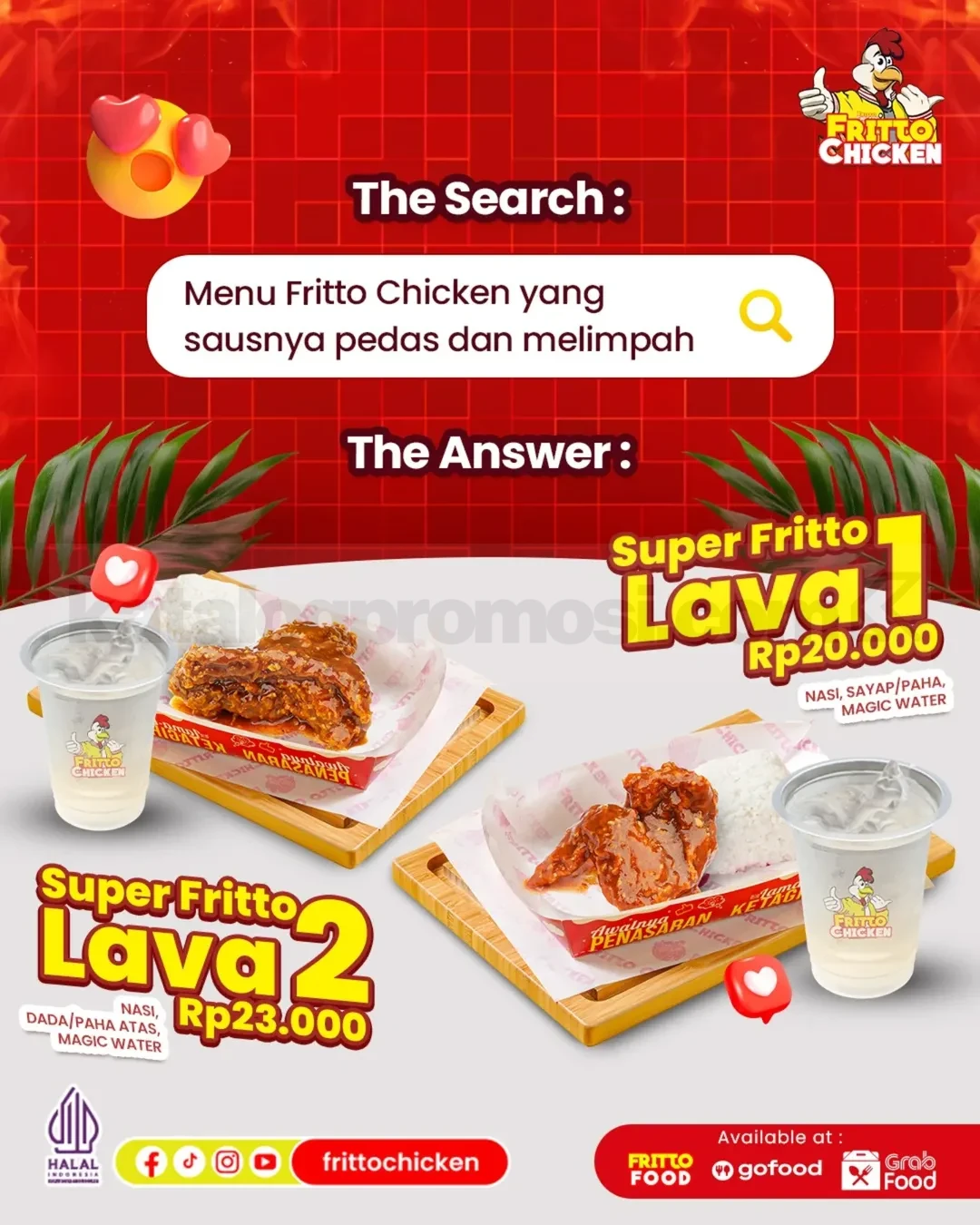 Fritto Chicken Tawarkan Sensasi Lava Pedas Mulai 20 Ribu