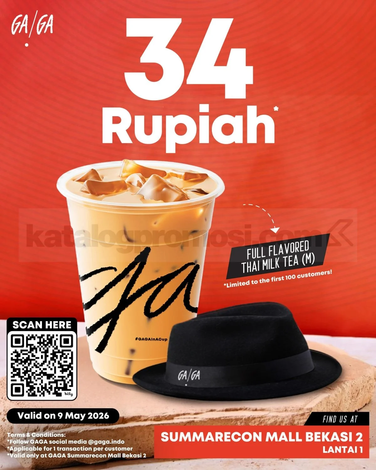 GAGA Buka di Summarecon Bekasi: Buy 1 Get 1 Spesial!