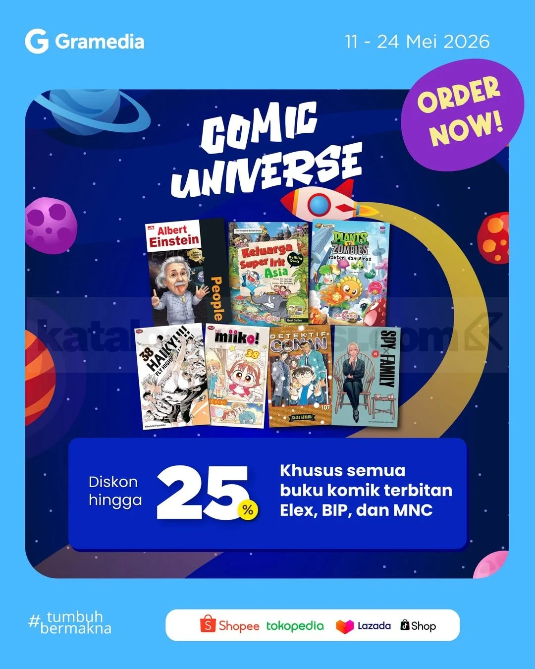 Gramedia Comic Universe: Diskon Komik Hingga 25% Segera Berakhir!