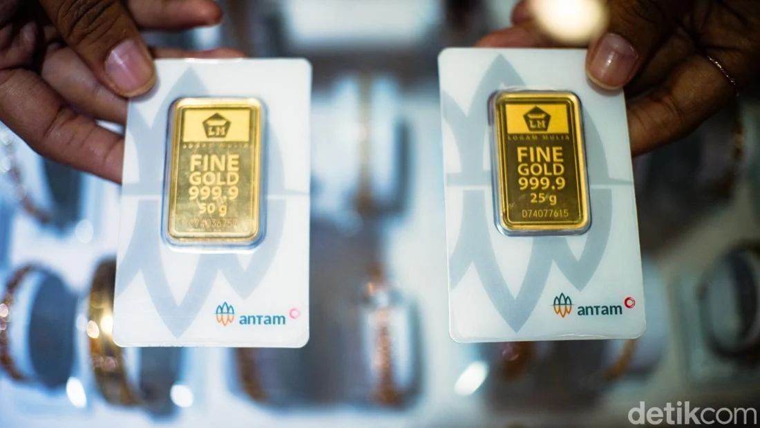 Harga Emas Antam Turun Rp 1.000/Gram, Buyback Juga Terkena PPh