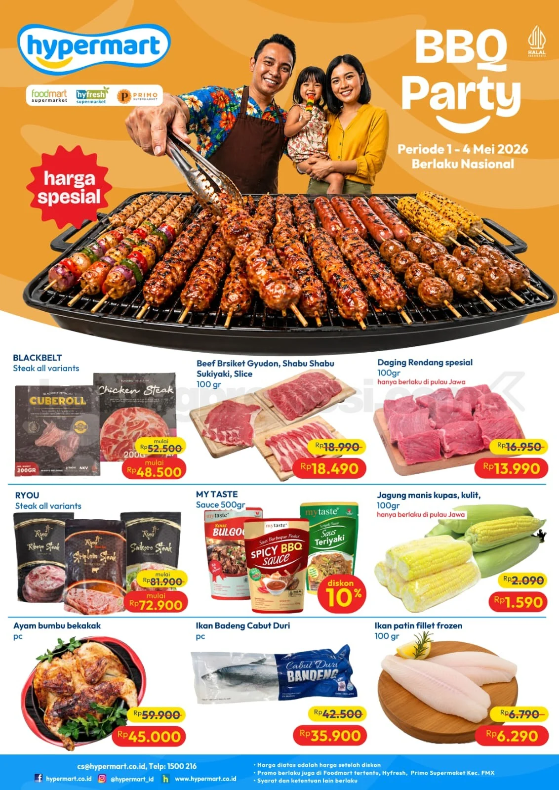 Hypermart: Promo BBQ Party Harga Spesial 1-4 Mei 2026!