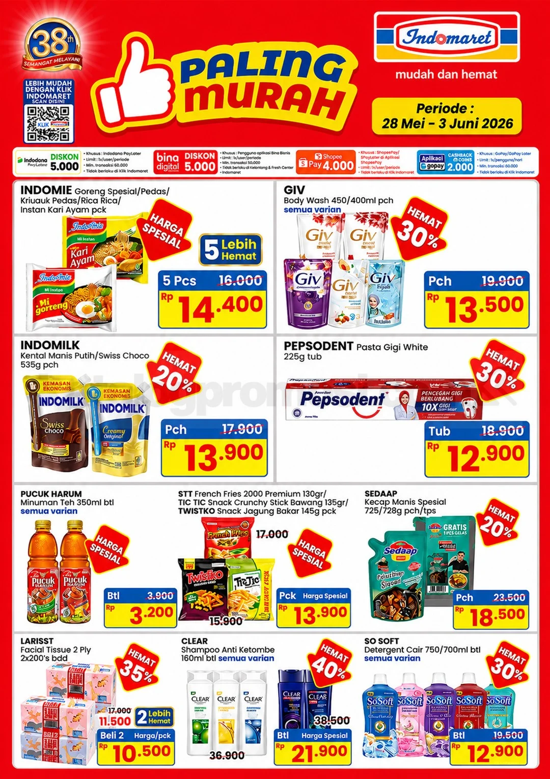 Indomaret Banjir Diskon: 28 Mei - 3 Juni 2026