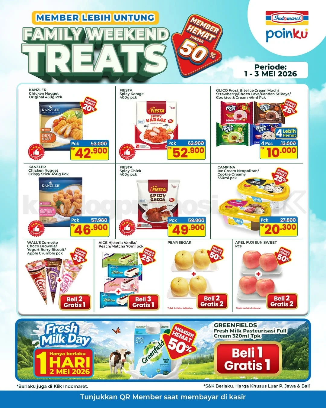 Indomaret Gelar Promo Akhir Pekan Hemat 1-3 Mei 2026