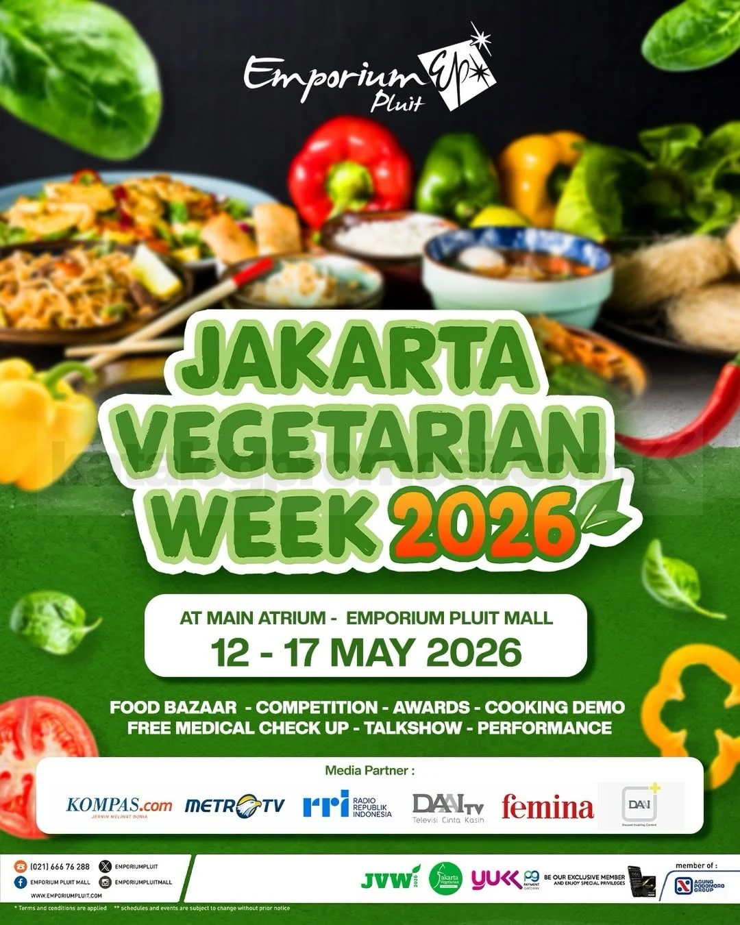 Jakarta Vegetarian Week 2026 Hadir dengan Kuliner Plant-Based & Cek Kesehatan Gratis