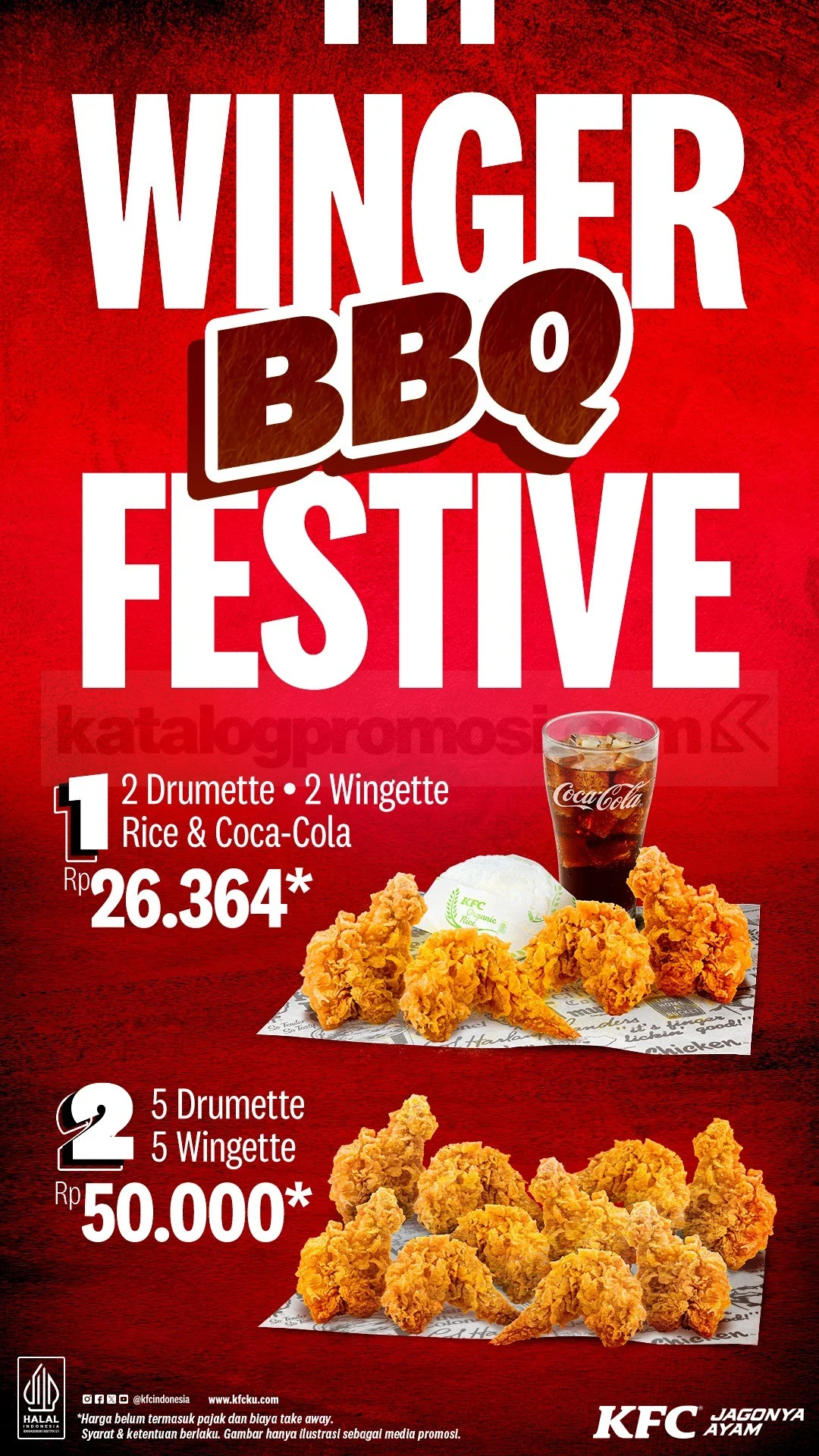 KFC Hadirkan Winger BBQ Festive, Mulai Rp 26.364!