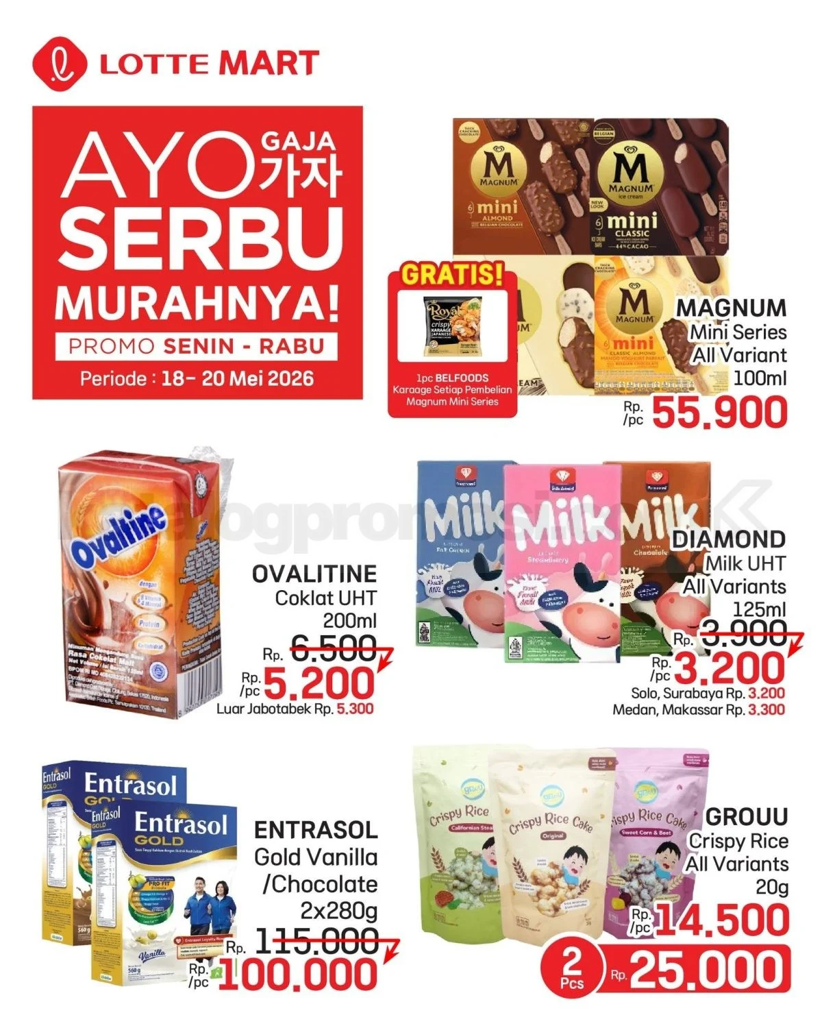 Lotte Mart Promo Weekday Serbu: Hemat 18-20 Mei 2026!