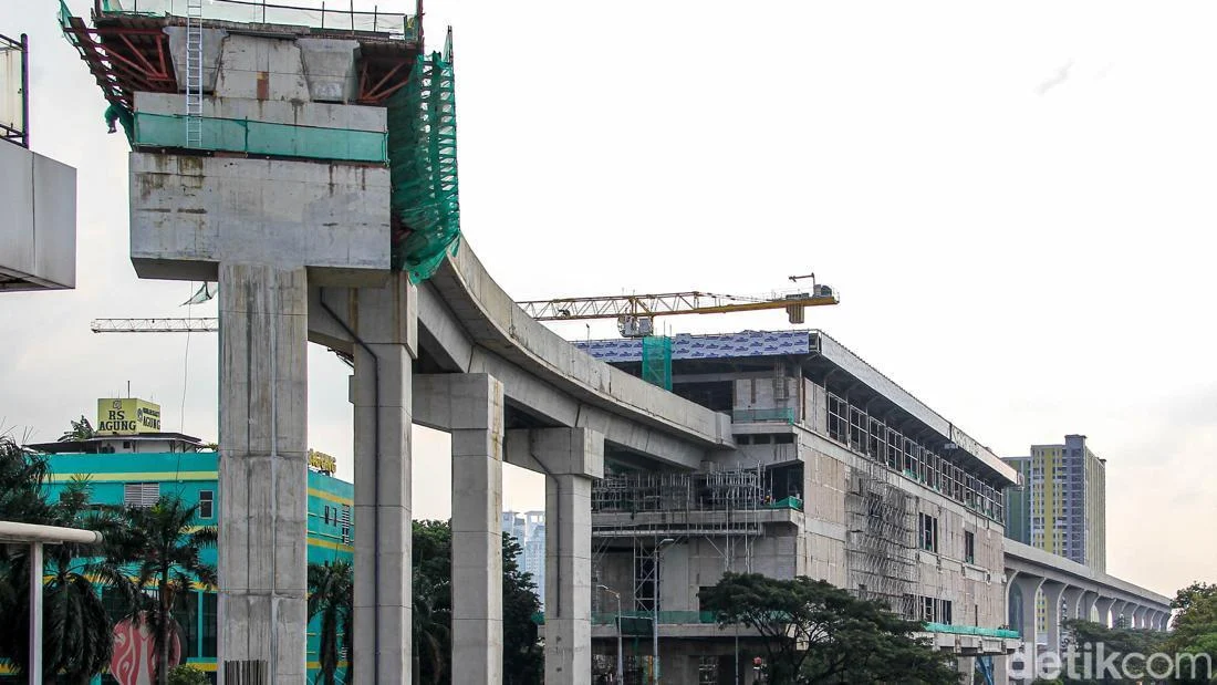LRT Jakarta Fase 1B Manggarai Capai 91,82%, Siap Beroperasi