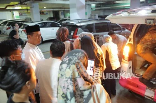Mentan Amran Melayat Anggota IV BPK Haerul Saleh