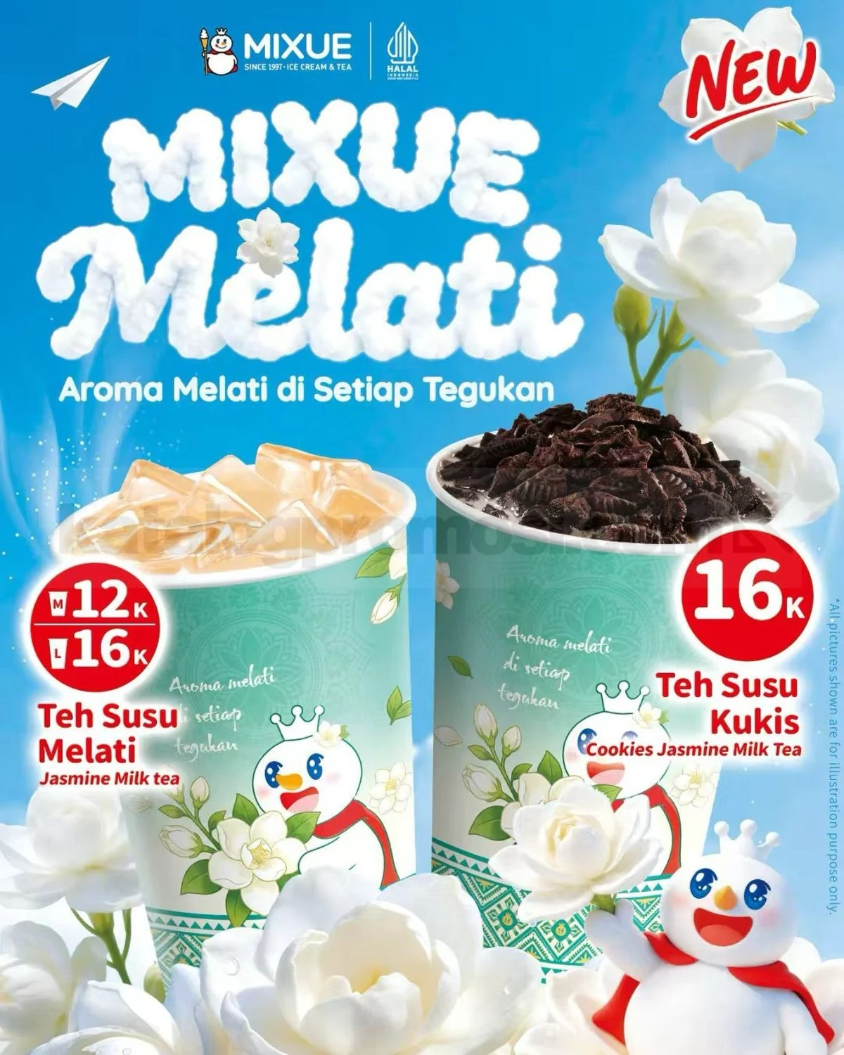 Mixue Hadirkan Jasmine Milk Tea, Mulai Rp 12 Ribu!
