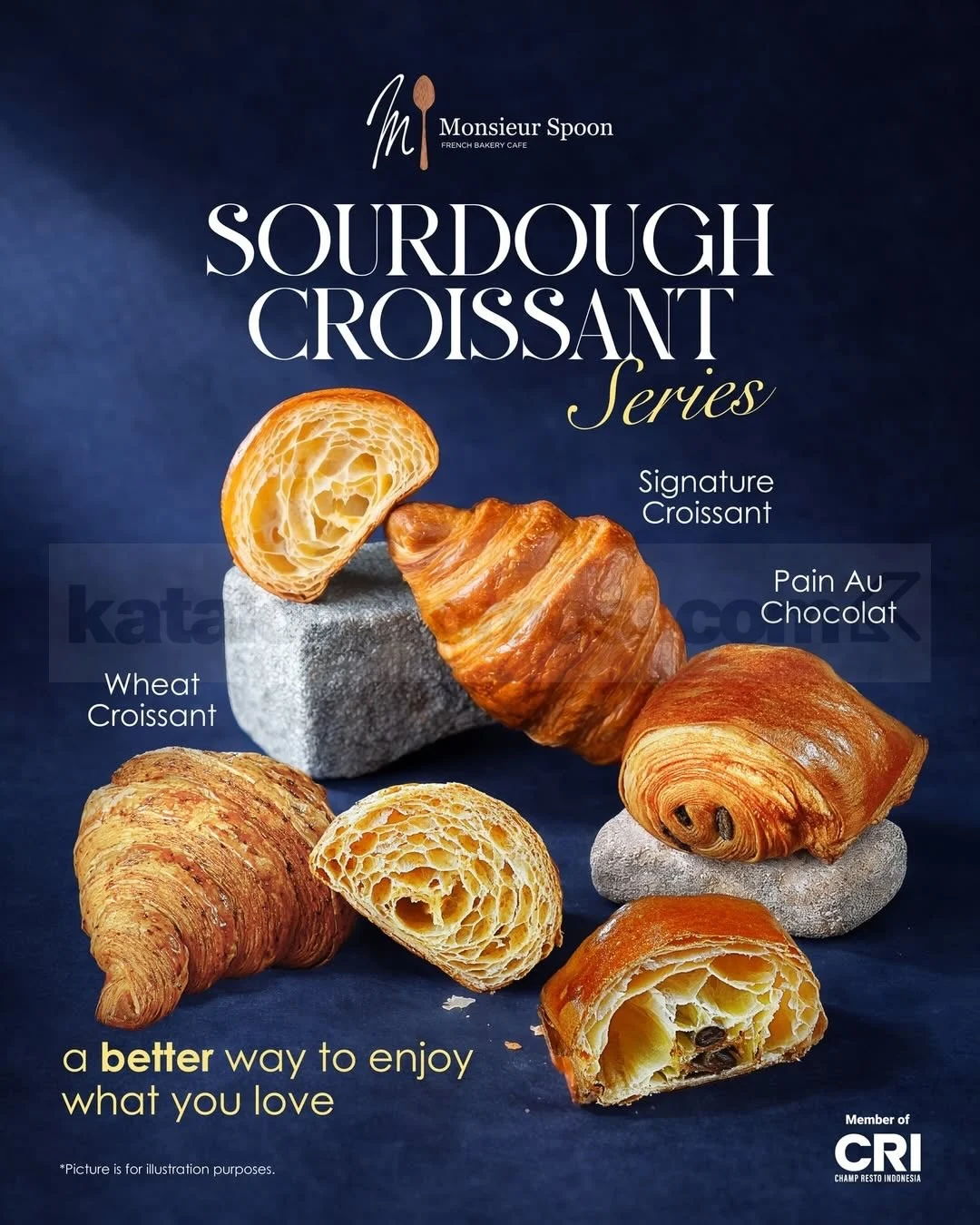 Monsieur Spoon Luncurkan Croissant Sourdough Terbaru di Kota Besar