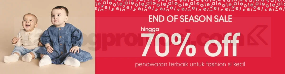 Mothercare Sale: Diskon 70% Fashion Anak & Bayi!