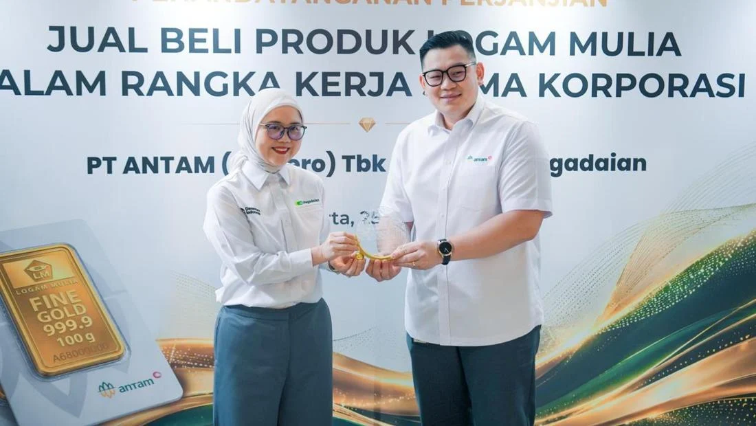 Pegadaian & ANTAM Perkuat Ekosistem Emas Nasional